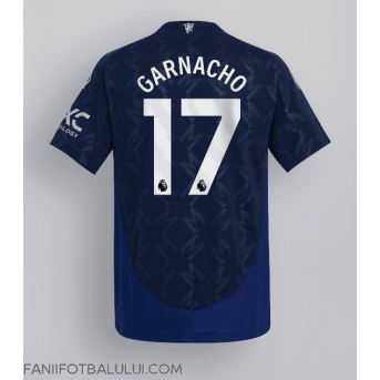 Manchester United Alejandro Garnacho #17 Tricou Fotbal Replică 2024-25 Barbati Deplasare